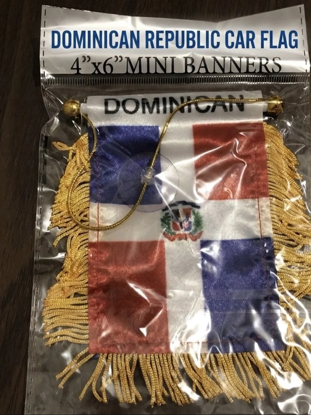 Dominican Republic Mini Flag Banner 4
